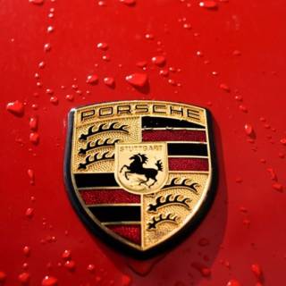 Porsche red wallpaper