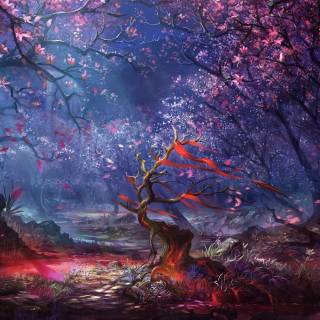 Digital landscape 4k wallpaper