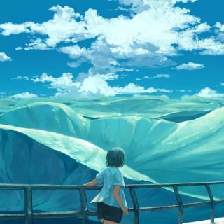 Digital landscape 4k wallpaper