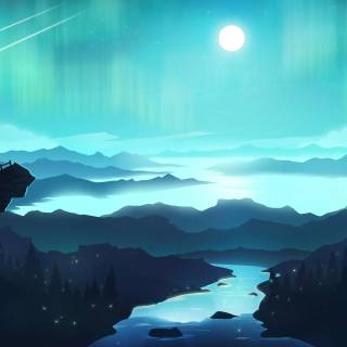 Moon landscape 4k wallpaper