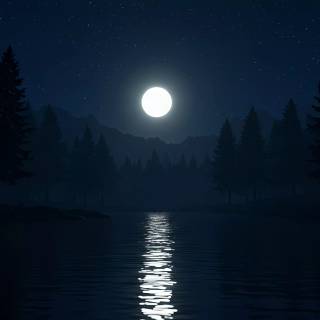 Moon landscape 4k wallpaper