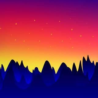 Moon landscape 4k wallpaper