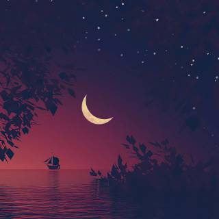 Moon landscape 4k wallpaper