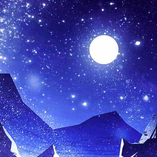 Anime night sky vertical wallpaper