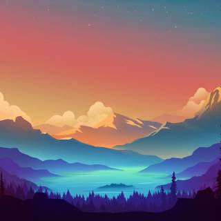 Moon landscape 4k wallpaper