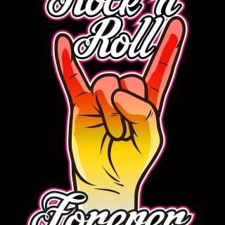 Rock and Roll iPhone wallpaper