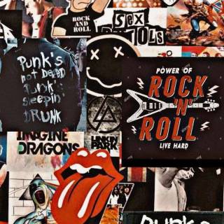 Rock and Roll iPhone wallpaper