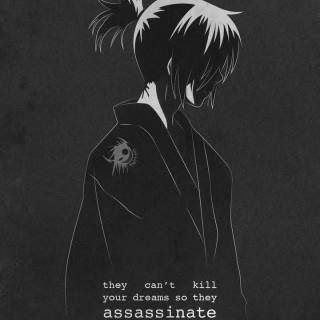 Anime quote phone wallpaper