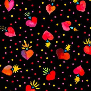 Black and pink iPhone wallpaper