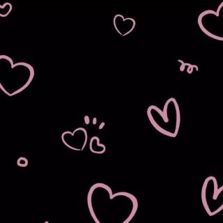 Black and pink iPhone wallpaper