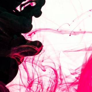 Black and pink iPhone wallpaper