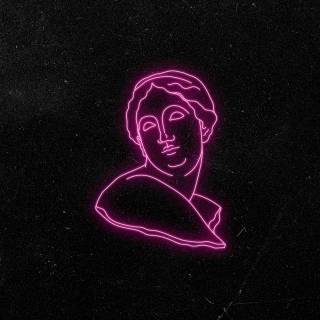 Black and pink iPhone wallpaper