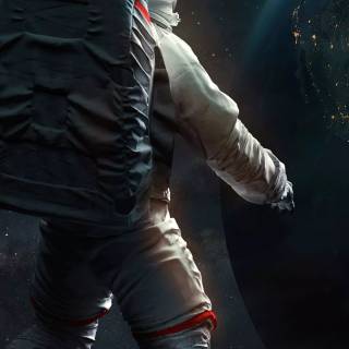iPhone XR astronaut wallpaper