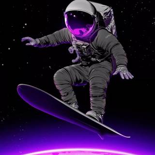iPhone XR astronaut wallpaper