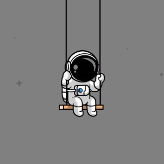 iPhone XR astronaut wallpaper