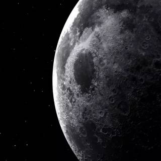 iPhone 7 Plus moon wallpaper