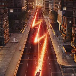 Flash iPhone X wallpaper