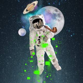 Astronaut HD iPhone wallpaper