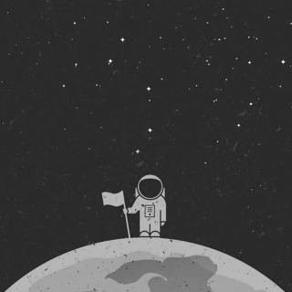 Astronaut HD iPhone wallpaper