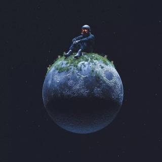 Astronaut HD iPhone wallpaper