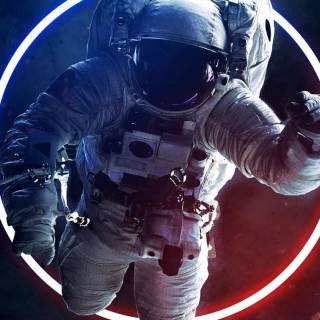 Astronaut HD iPhone wallpaper