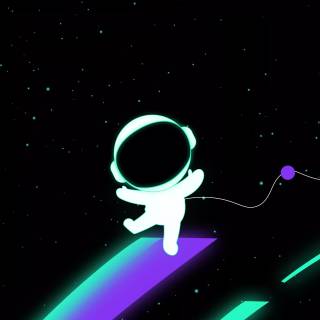 Astronaut HD iPhone wallpaper