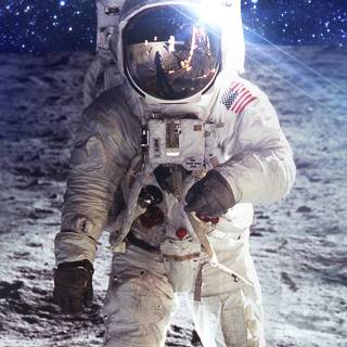 Astronaut HD iPhone wallpaper