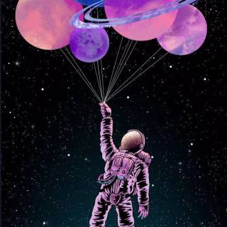 Astronaut HD iPhone wallpaper