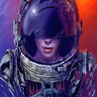 Astronaut HD iPhone wallpaper