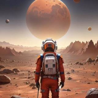 Astronaut HD iPhone wallpaper