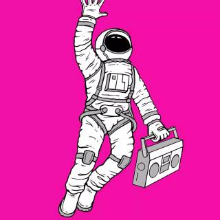 Astronaut HD iPhone wallpaper