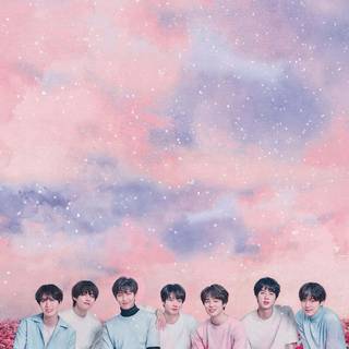 BTS minimal iPhone wallpaper