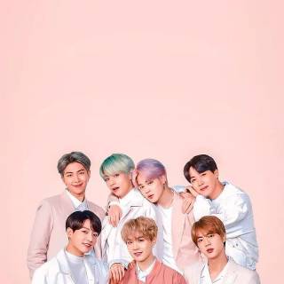 BTS minimal iPhone wallpaper
