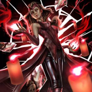 Wanda Maximoff desktop wallpaper