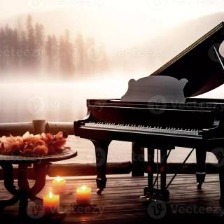 Piano desktop wallpaper