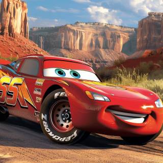 Lightning McQueen desktop wallpaper