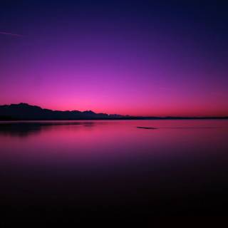 Purple sky desktop wallpaper