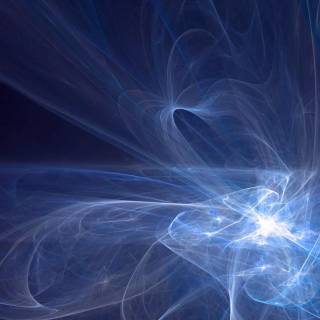 Blue aura desktop wallpaper