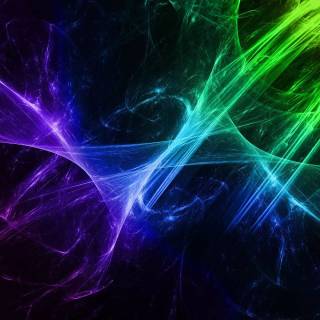 Blue aura desktop wallpaper