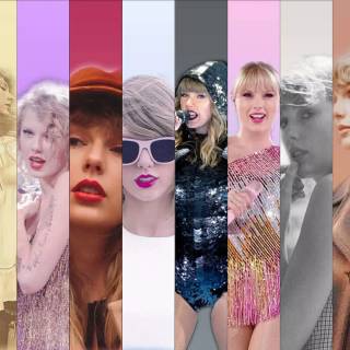 Taylor Swift Collage desktop wallpaper