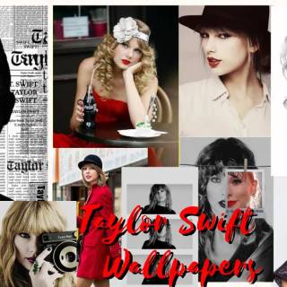 Taylor Swift Collage desktop wallpaper