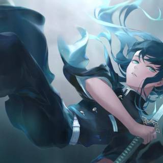 Muichiro desktop wallpaper