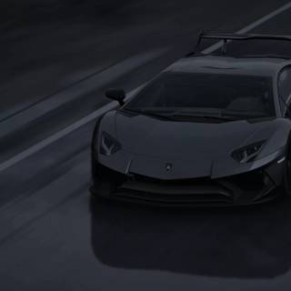 Black car desktop wallpaper