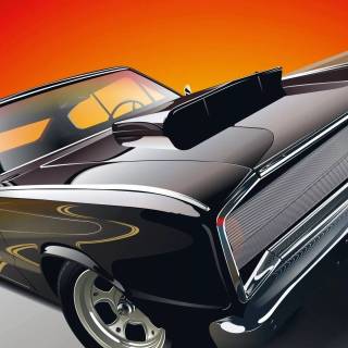 Black car desktop wallpaper