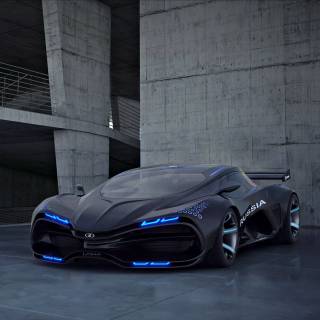 Black car desktop wallpaper