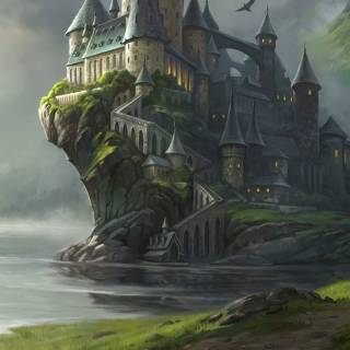 Hogwarts mobile wallpaper