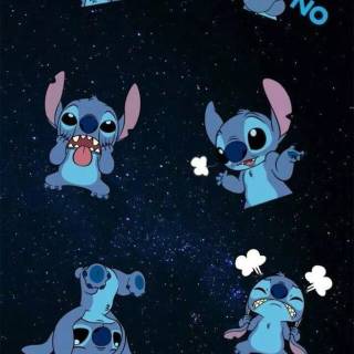Stitch mobile wallpaper