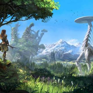 Horizon game desktop wallpaper