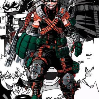 Bakugo mobile wallpaper