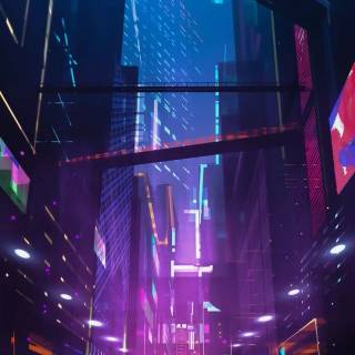 Futuristic mobile wallpaper